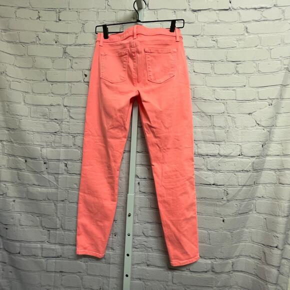 J BRAND - Skinny Crop Jeans in Flamingo Pink - Picture 3 of 8